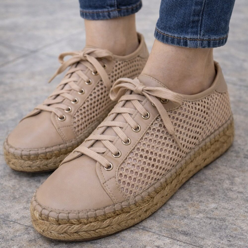 *Like New* Marc Fisher Lace-up Espadrille Sneaker